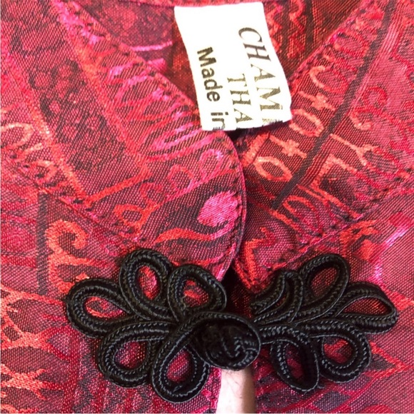 Thailand 2pc silk blend pant suit - Picture 3 of 7